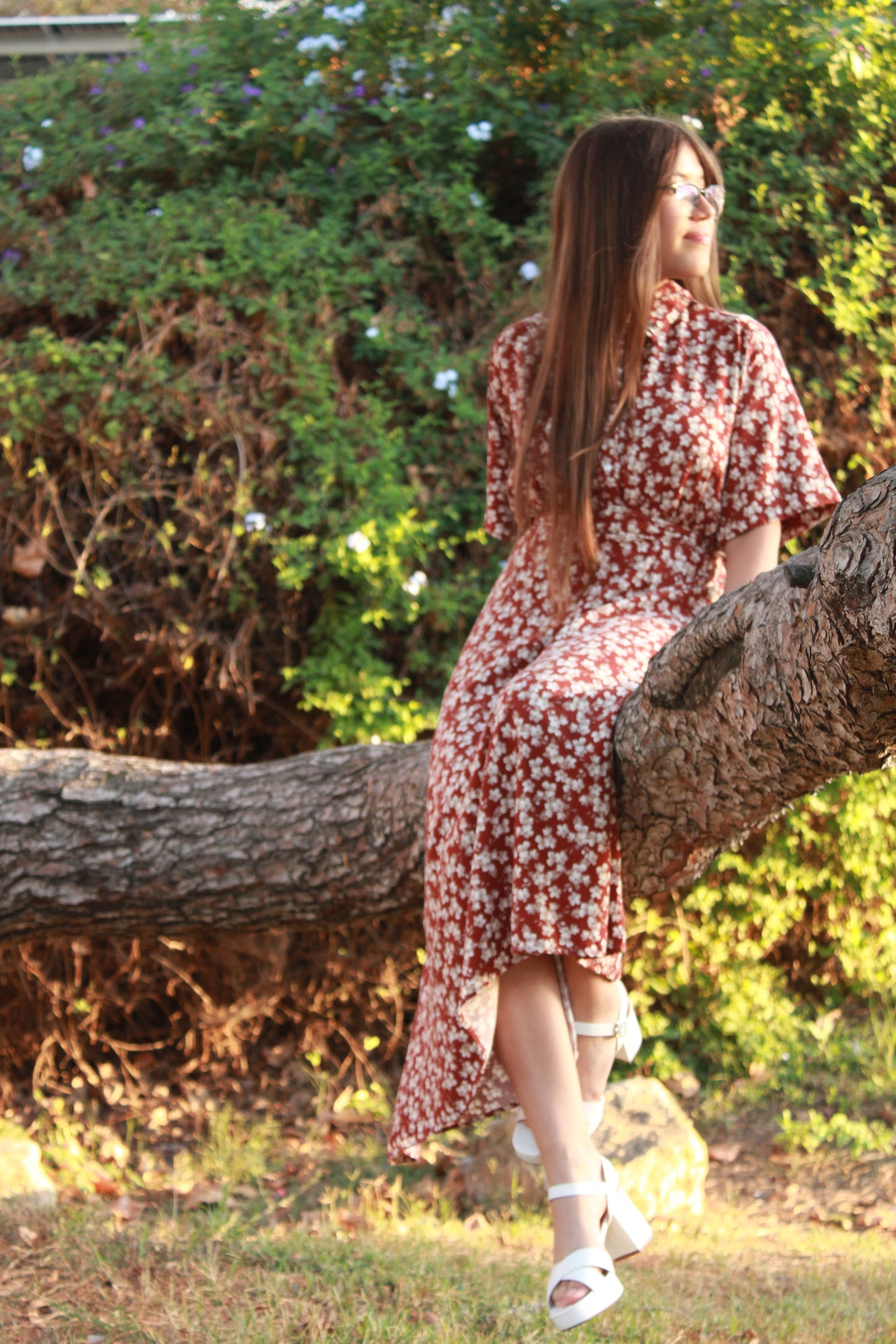 LIBRE FLORAL PRINT CLASSY DRESS